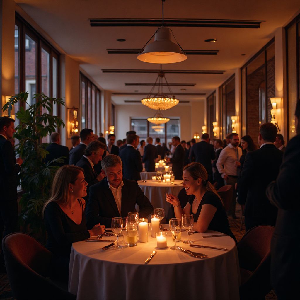 Networking event with industry professionals