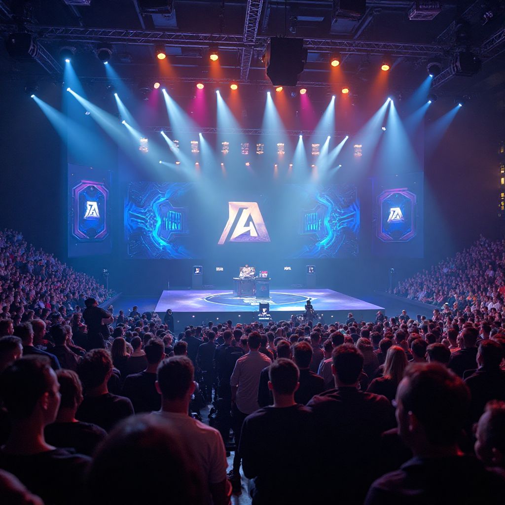 Esports tournament main stage